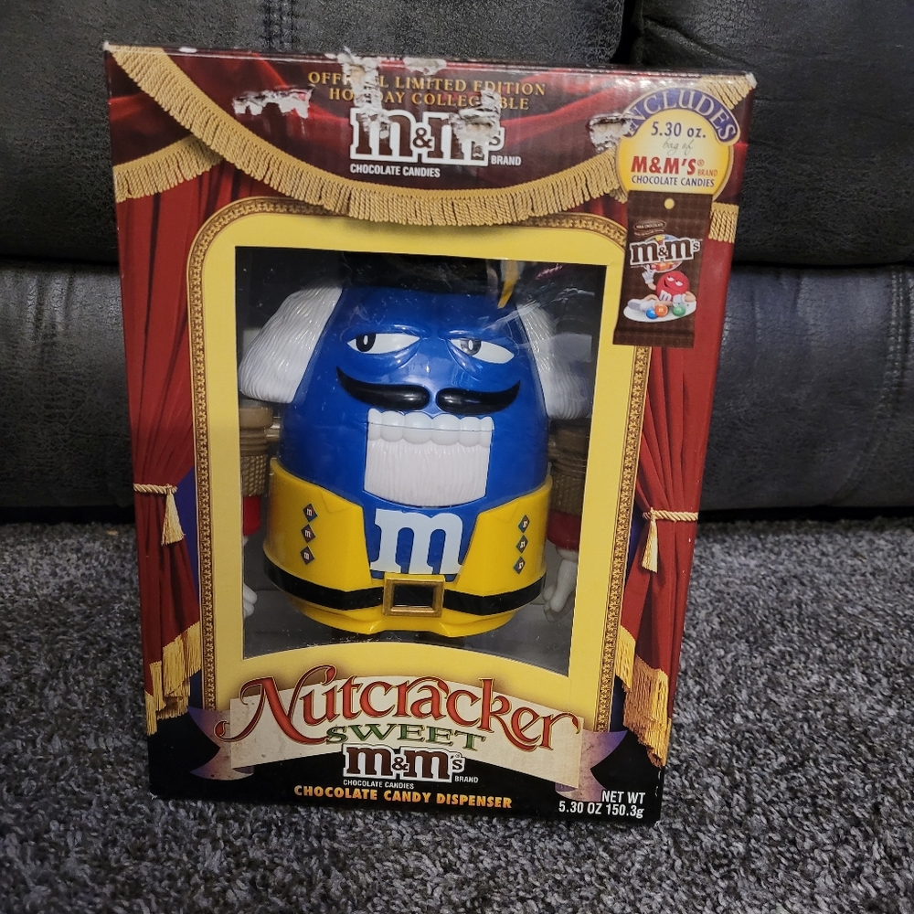 Limited Edition M&Ms Nutcracker Candy Dispenser